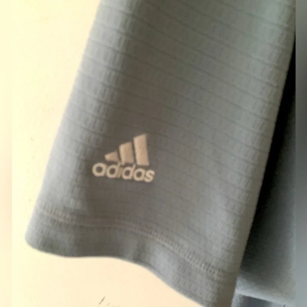 Adidas Men's Blue Gray Short Sleeve Performance Golf Polo Shirt Size 2XL